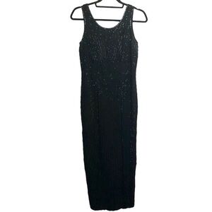 Adrianna Papell Evening midi beaded embellished dress